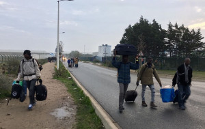 Migrants at Calais. Source: https://bit.ly/2f7QYwJ