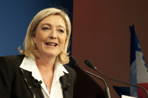 Marine Le Pen, Leader of the extreme-right party Front National. Source: https://bit.ly/2fG0wmt 
