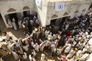 The Mazrak refugee camp in northern Yemen, home to some of the 250,000 displaced Yemenis https://flic.kr/p/7L85qX