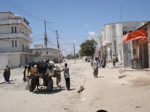 Residents fleeing violence in Mogadishu. https://flic.kr/p/4Li8FF